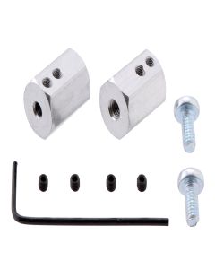 Adaptador de rueda hexagonal de 12 mm para eje de 4 mm (Par)