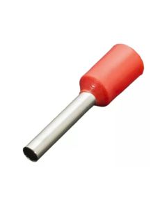 Terminal Pin Hueco E7510 Rojo