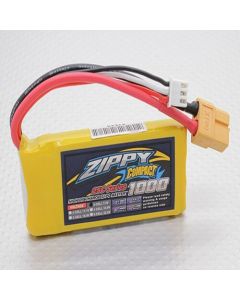 Bateria 11.1v ZIPPY Compact1000mAh 3S Lipo 25c