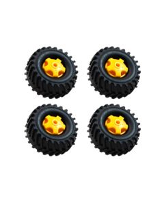 Juego de llantas para camión (4 llantas) Tamiya