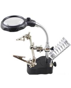 Tercera Mano con Lupa 17mm