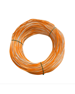 Alambre para Timbre 2×22  X Metro - Color Blanco y Naranja
