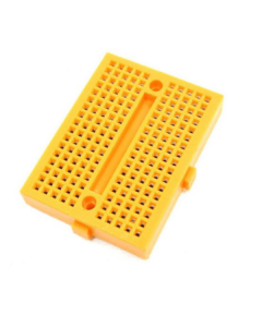 Mini Protoboard 170 Puntos -Amarillo