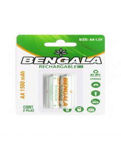 Pila Bengala Recargable AA X2 1500mAh