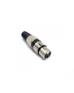 CONECTOR CANON XLR HEMBRA 3 PINES