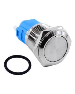 Interruptor de Botón Metalico 12mm