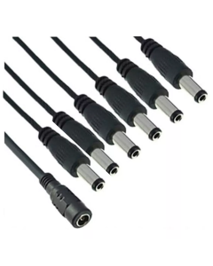 Cable DC Divisor 1 Hembra A 6 Machos