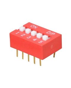 Dip Switch 5 posiciones
