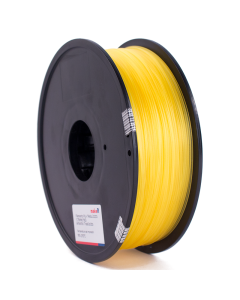 Filamento PLA 1.75mm para Impresora 3D 1kg-Amarillo Traslucido