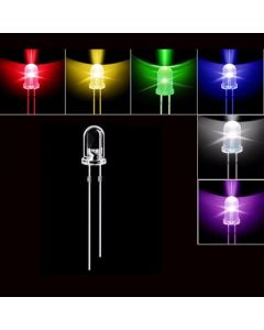 Led 5mm Tipo Chorro Pack x 10 unid-Verde