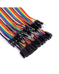 Cables Jumper / Dupont x 10 Macho - Hembra 30 cm