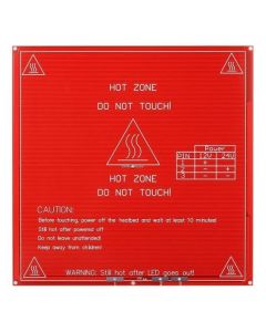 Cama caliente MK2 214x214mm 3D - PCB Heatbed MK2B Dual Power