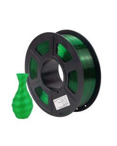 Filamento PETG 1.75mm para Impresora 3D 1kg-Verde Translucido