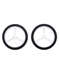  Rueda Pololu 40×7mm x2- Blanca