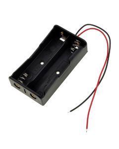 Porta Pila X2 AA Con Cable 