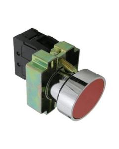 Pulsador Metálico Rojo ZB2-BE101