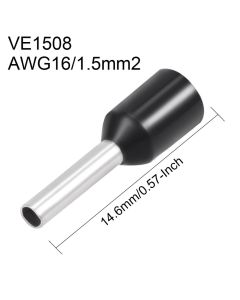 Terminal Pin Huec0 Pre Aislado VE1508-Azul