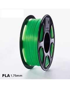 Filamento PLA 1.75mm para Impresora 3D 1kg-Verde Traslucido