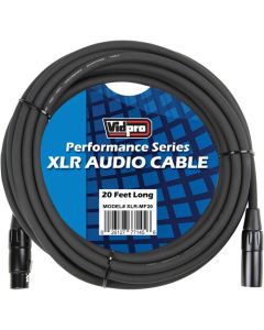 Cable de Audio XLR con Conectores Macho a Hembra