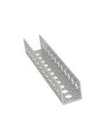 Canal Aluminio Perforado 9″