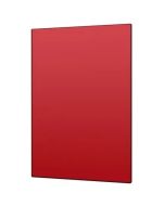 Lamina Acrílico Rojo Solido 50x30 Cm x 3mm