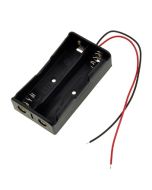 Porta Pila X2 AA Con Cable 