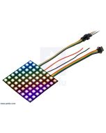 Panel flexible direccionable RGB 8x8-LED, 5V, rejilla de 10 mm (SK9822)